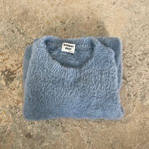 aritzia cropped pullover sweater